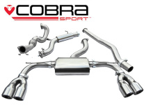 Audi S3 (8V) (5-dörrars) Quattro 13- Turboback-sportavgassystem (Med De-Cat & Ljuddämpare) Cobra Sport